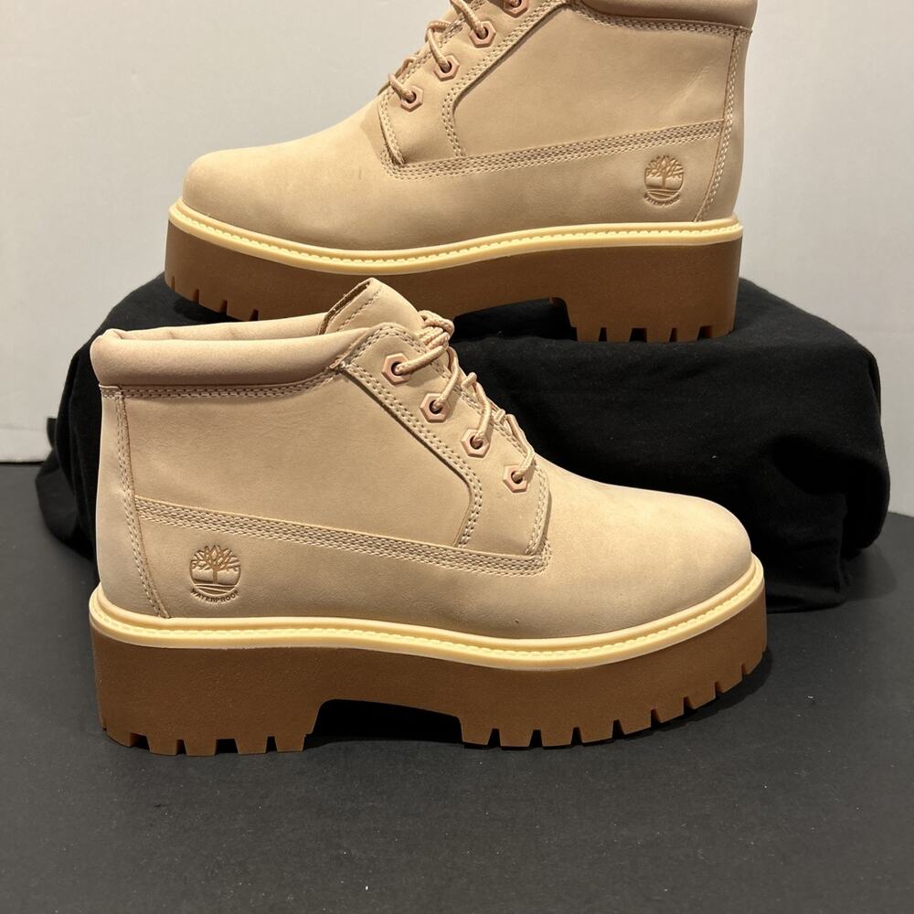 Timberland Girls Nellie Stonestreet Platform Pink Size 6 NEW W OG BOX